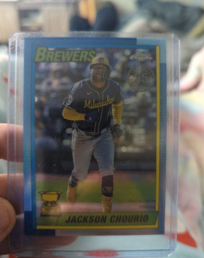 2025 Topps Chrome #90CB-9 Jackson Chourio — front