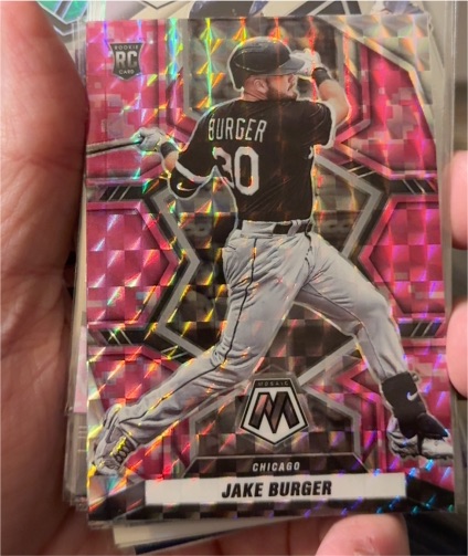 2022 Panini Mosaic #213 Jake Burger — front