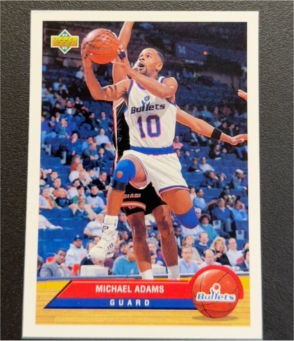 1992-93 Upper Deck McDonald's #P42 Michael Adams — front