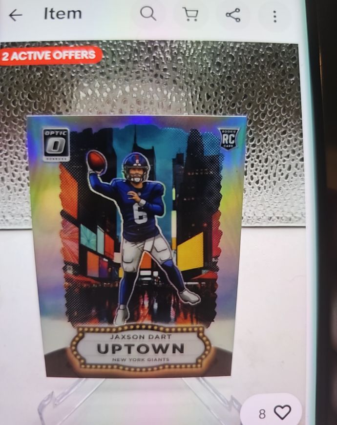 2025 Panini Donruss Optic #11 Jaxson Dart Uptown — front