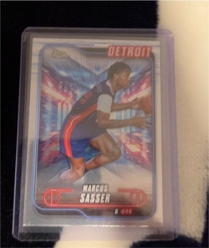 2024-25 Topps Chrome #49 Marcus Sasser — front