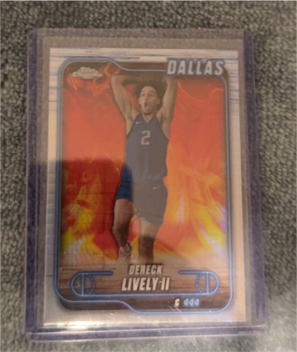 2024-25 Topps Chrome #114 Dereck Lively II — front