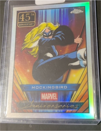 2025 Topps Chrome Marvel #MA-29 Mockingbird 45th Anniversary — front