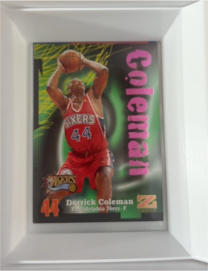 1997-98 SkyBox Z-Force #44 Derrick Coleman — front