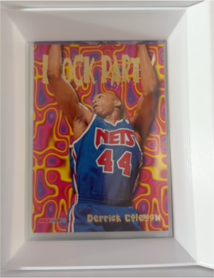 1995 Hoops #24 Derrick Coleman — front