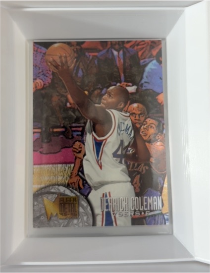 1995-96 Fleer Metal #176 Derrick Coleman — front
