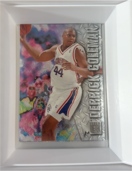 1996-97 Fleer Metal #72 Derrick Coleman — front