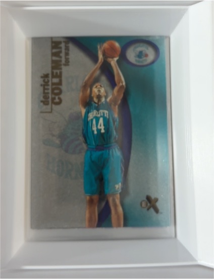 2000-01 Fleer E-X #44 Derrick Coleman — front