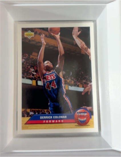 1992-93 Upper Deck McDonald's #P26 Derrick Coleman — front