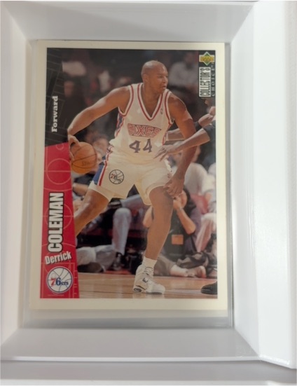 1996-97 Upper Deck Collector's Choice #118 Derrick Coleman — front