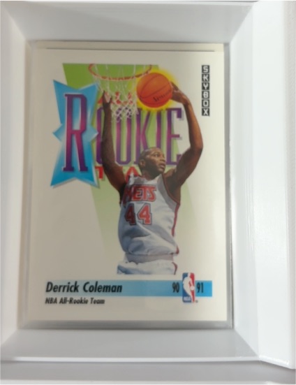 1991-92 SkyBox #318 Derrick Coleman — front