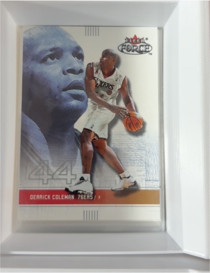 2001-02 Fleer Force #167 Derrick Coleman — front