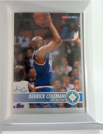 1994-95 NBA Hoops #227 Derrick Coleman East All-Star — front