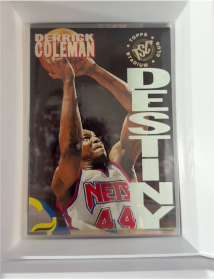 1994-95 Topps Stadium Club Dynasty and Destiny #2B Derrick Coleman — front
