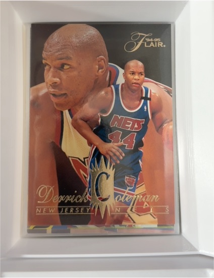 1994-95 Flair #96 Derrick Coleman — front