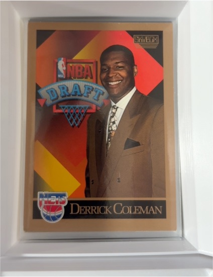 1990-91 Skybox #362 Derrick Coleman — front