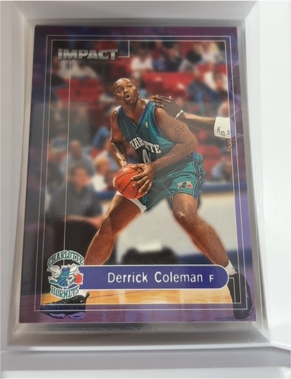1999-00 Skybox Impact #47 Derrick Coleman — front