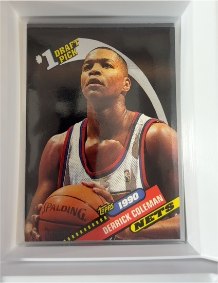 1992-93 Topps Archives #10 Derrick Coleman #1 Draft Pick New Jersey Nets — front