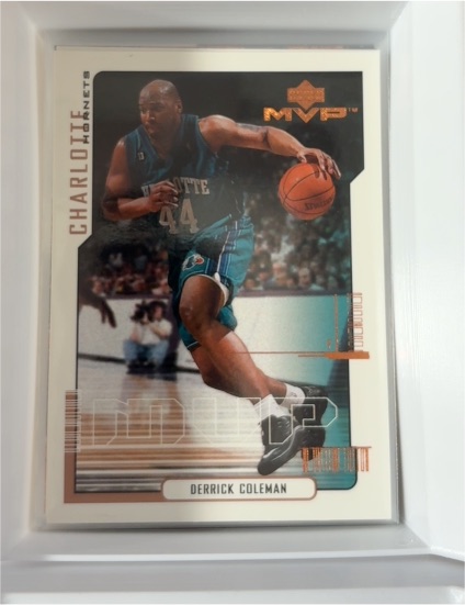 2000-01 Upper Deck MVP #19 Derrick Coleman — front
