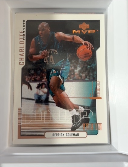 2000-01 Upper Deck MVP #19 Derrick Coleman — front
