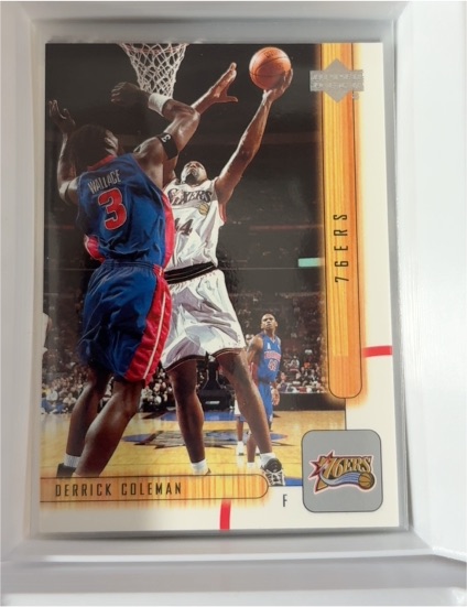 2001-02 Upper Deck #349 Derrick Coleman — front