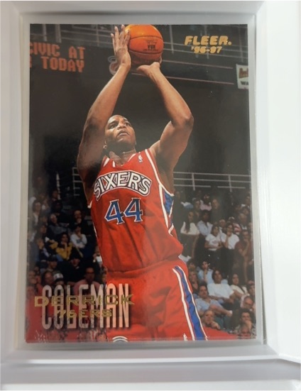 1996-97 Fleer #81 Derrick Coleman — front