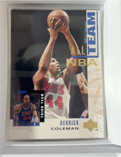 1994-95 Upper Deck #21 Derrick Coleman — front