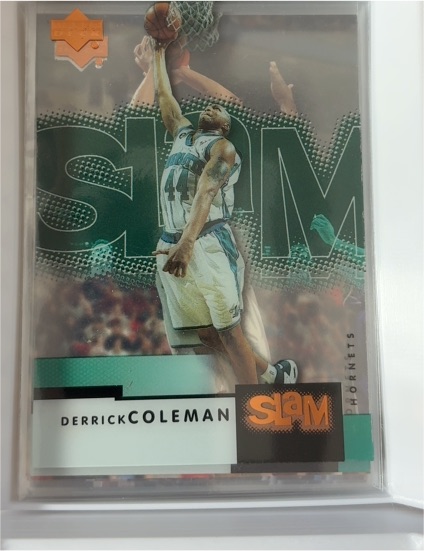 2000-01 Upper Deck Slam #7 Derrick Coleman — front