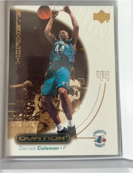 2000-01 Upper Deck Ovation #5 Derrick Coleman — front