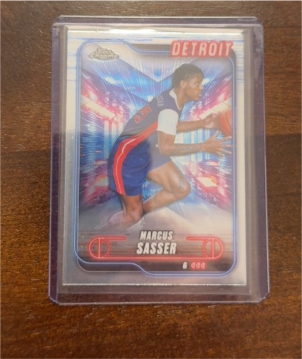 2024-25 Topps Chrome #49 Marcus Sasser — front