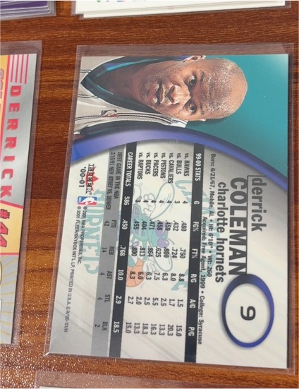 2000-01 Fleer Tradition #162 Derrick Coleman — front