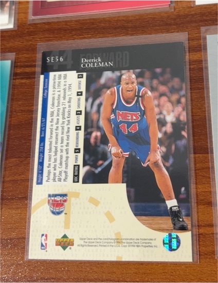 1994-95 Upper Deck Special Edition #SE56 Derrick Coleman — front