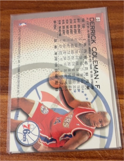 1997-98 Fleer Crystal #166 Derrick Coleman — front