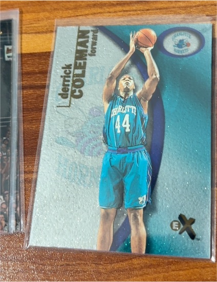 2000-01 Fleer E-X #9 Derrick Coleman — front