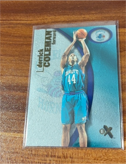 2000-01 Fleer E-X #9 Derrick Coleman — front