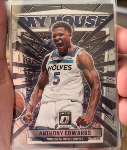 2023-24 Donruss Optic #9 Anthony Edwards My House — front