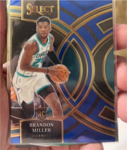 2023-24 Panini Select Premier Blue #130 Brandon Miller — front