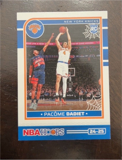 2024-25 Panini Haunted Hoops #234 Pacome Dadiet — front