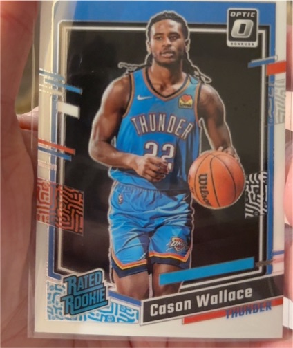 2023-24 Donruss Optic #218 Cason Wallace — front