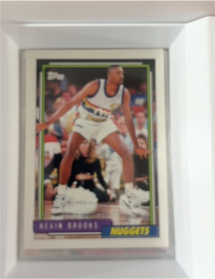 1992-93 Topps #225 Kevin Brooks Denver Nuggets — front