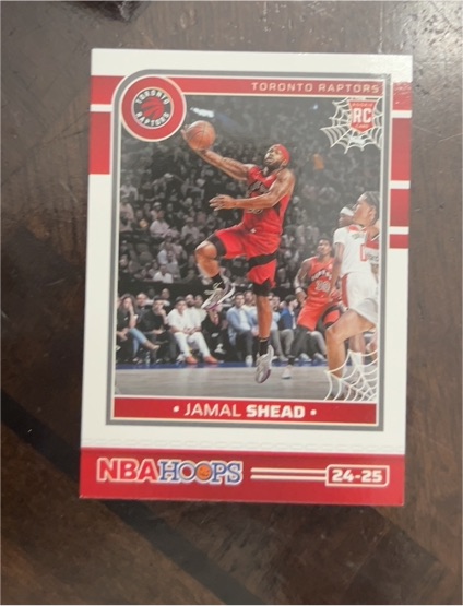 2024-25 Panini NBA Hoops Haunted Hoops #251 Jamal Shead — front