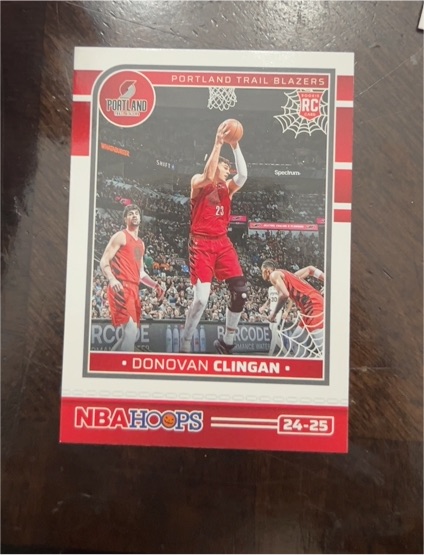 2024-25 Panini Haunted Hoops #261 Donovan Clingan — front