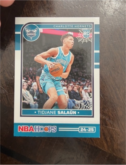 2024-25 Panini NBA Hoops #24-25 Tidjane Salaün — front