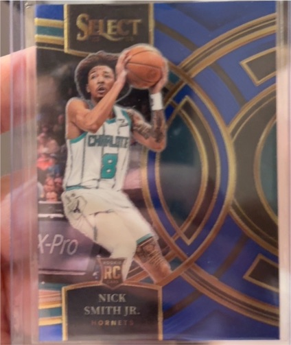 2023-24 Panini Select Premier Blue Prizm #119 Nick Smith Jr. — front