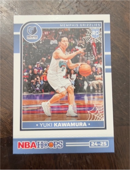 2024-25 Panini Haunted Hoops #275 Yuki Kawamura — front