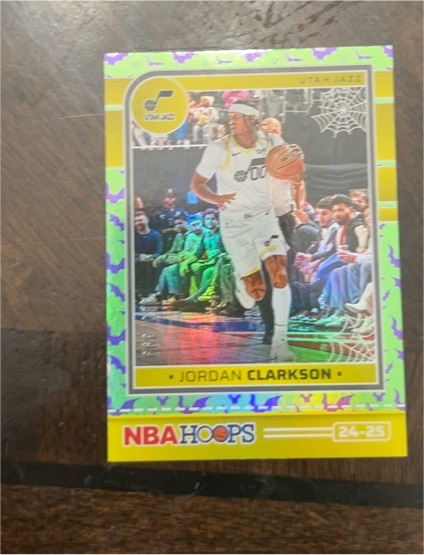 2023-24 Panini NBA Hoops Premium Stock #186 Jordan Clarkson — front
