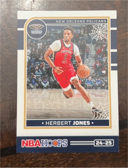 2024-25 Panini NBA Hoops Haunted Hoops #182 Herbert Jones — front