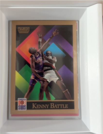 1990-91 SkyBox #405 Kenny Battle — front