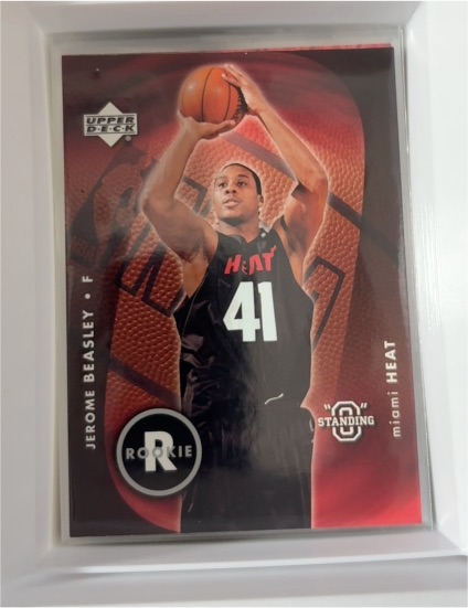 2003-04 Upper Deck Standing O Rookie Jerome Beasley — front