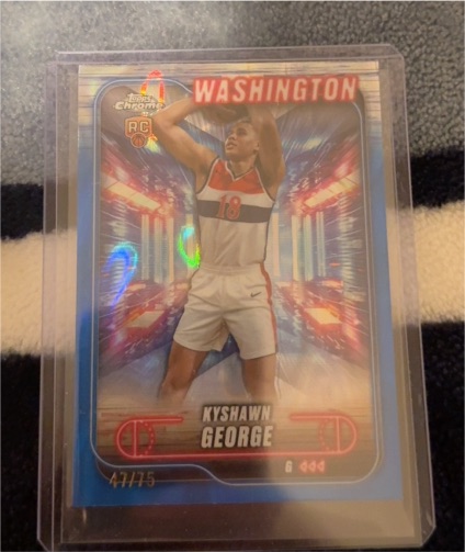 2024-25 Topps Chrome #158 Kyshawn George — front